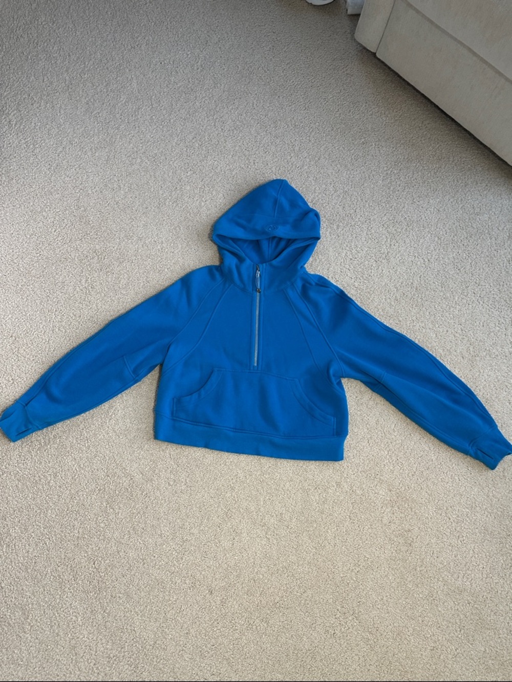 Lululemon Scuba Half-Zip Hoodie in Poolside